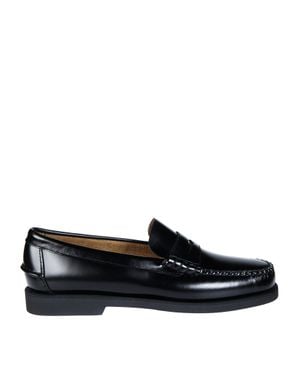 Sebago Leather Penny Loafers - Black