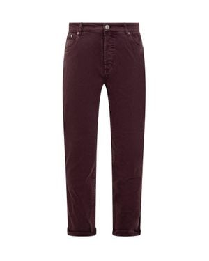 Brunello Cucinelli Tailored Pants For Fall 2025 - Purple