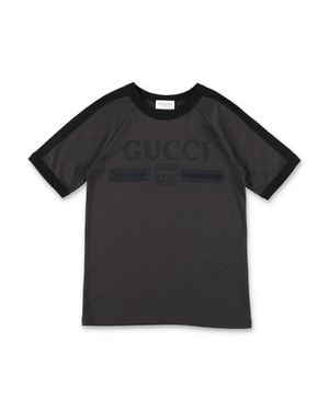 Gucci Boys 100% Cotton T-Shirt - Black