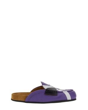 COLLEGE Sabot With Iconic "X" - Purple