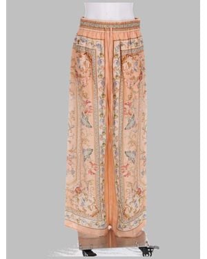 Zimmermann Printed Silk Wide-Leg Pants - Multicolor