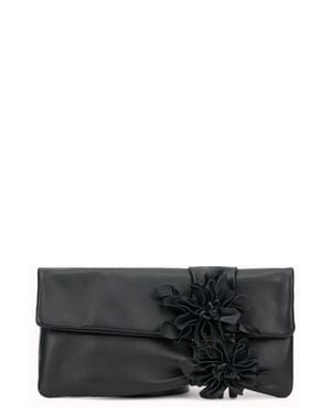 Jimmy Choo Leather Clutch - Gray