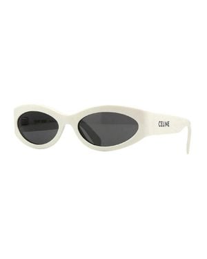 Celine Monochroms Mini Sunglasses - White