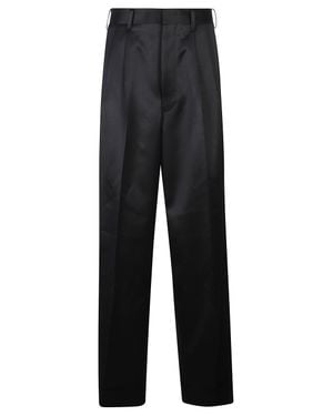 Junya Watanabe Chic Wool And Viscose Pants For - Black