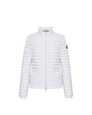 Colmar Fitted Down Jacket With Hood - White