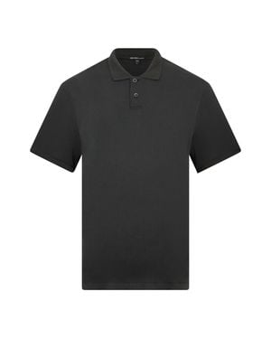James Perse Classic Short-Sleeved Polo - Black