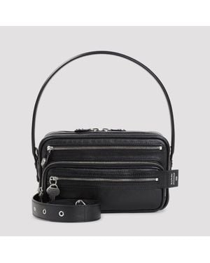 Acne Studios Camero Leather Shoulder Bag (27 X 17 X 6 Cm) - Black
