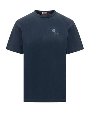 KENZO Tulip Classic T-Shirt - Blue