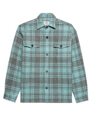 Ami Paris Shirt Jacket - Blue