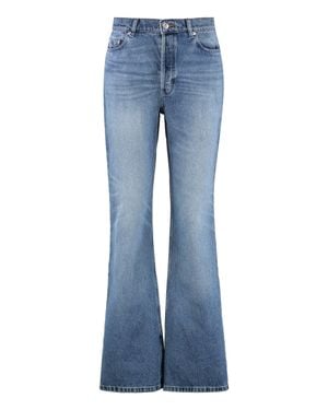 A.P.C. Romy High-rise Flared Jeans - Blue