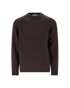 Carhartt Ribbed Crewneck Sweater - Brown