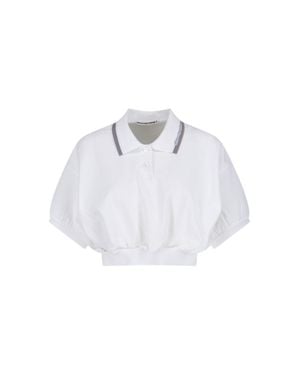 Alexander Wang Logo Polo - White