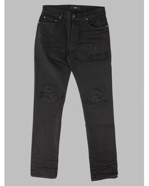 Amiri Cotton-Blend Stretch Jeans - Gray