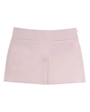 Courreges Solid Mini Skirt - Pink