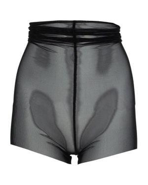 Rick Owens Semitransparent Highwaisted Shorts - Gray