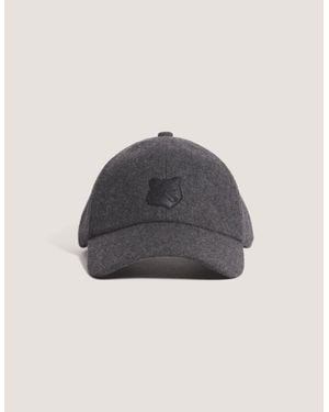 Maison Kitsuné Fox Head Cap - Blue