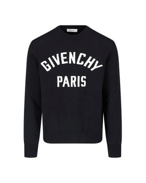 Givenchy Cotton-Polyester Knit Sweater - Blue