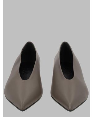 Aeyde 100% Nappa Leather Heels - Gray