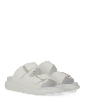 McQueen Hybrid Slides - White
