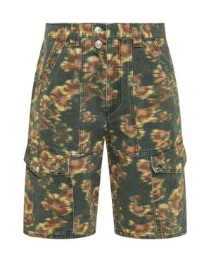 Isabel Marant Jemuel Mini Shorts - Green