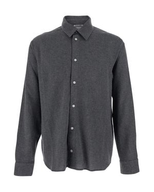 Won Hundred 'Adriel' Shirt With Classic Collar - Gray