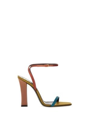 Saint Laurent Dominique Sandal For - White