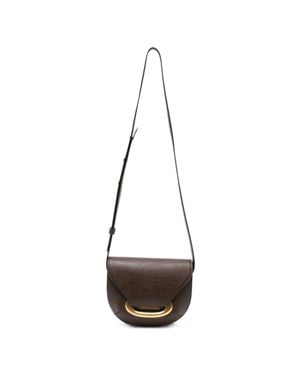Wandler Mini Leather Crossbody Bag (15 Cm X 18 Cm X 7 Cm) With Adjustable Strap - White