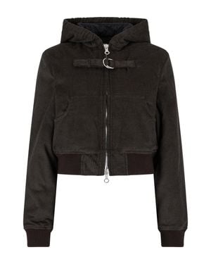 Our Legacy Dark Padded Jacket With Zip - Black