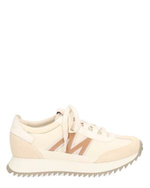 Moncler Pacy2 Leather Sneaker For - Natural