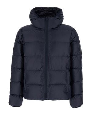 Aspesi Puffer Jacket Tech Fabric Polyester Padded & Down - Blue