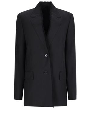 TOTEME Sculpted Cropped Jacket - Black