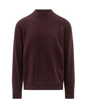 Laneus Knit Sweater - Red
