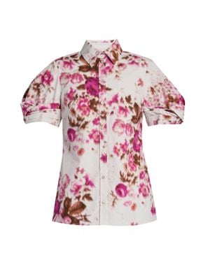 Erdem Floral Print Top - Pink