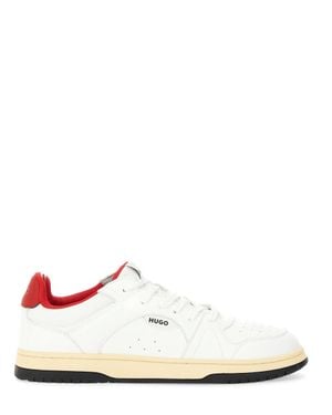 HUGO Leather Sneaker - White