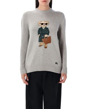 Ralph Lauren 100% Cashmere Sweater - Gray