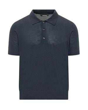 DSquared² Knit Polo - Blue