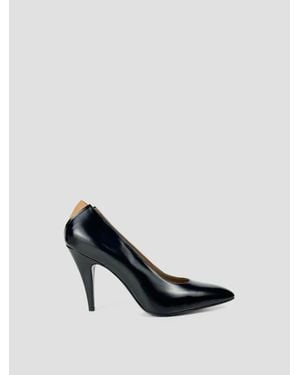 Jil Sander Alma Leather Pump Heels - White