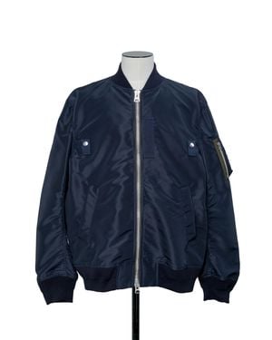 Sacai Twill Blouson Jacket - Blue