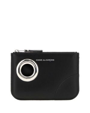 Comme des Garçons 100% Cowhide Leather Wallet For - Black