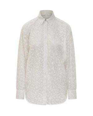 Pinko Stylish Silk Blend Shirt - White