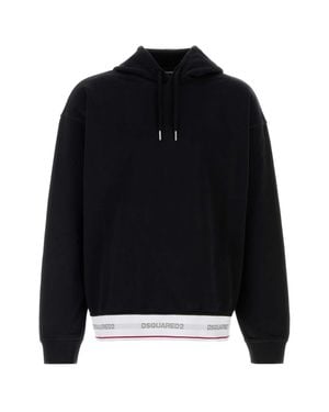 DSquared² Relaxed Hoodie - Black