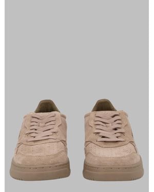 Autry Suede & Leather Sneakers - Brown