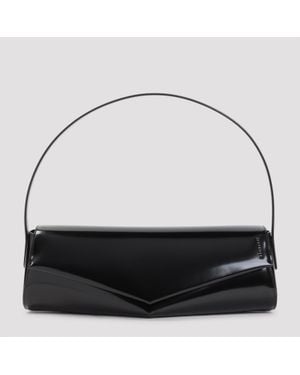 Jil Sander Kante Flap Shoulder Bag - Black