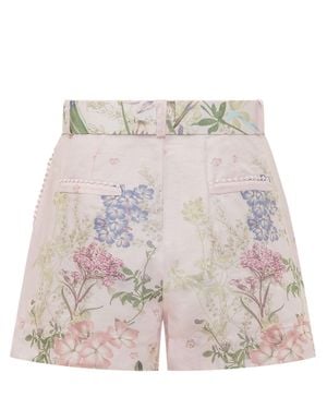 Charo Ruiz Mini Painted Sand Shorts - Pink