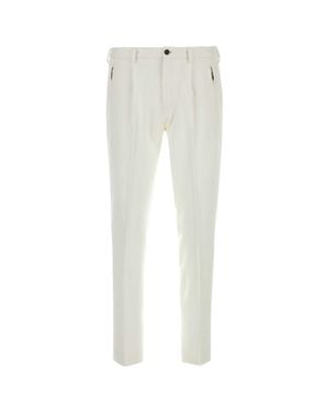 PT Torino Stretch Viscose Blend Pant - White