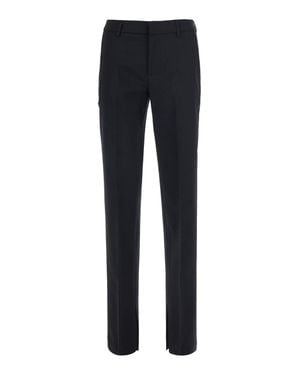PT Torino London Pants With Hidden Front Closure - Blue