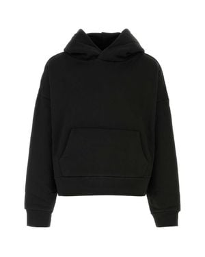Entire studios Oversize Cotton Sweatshirt - Black