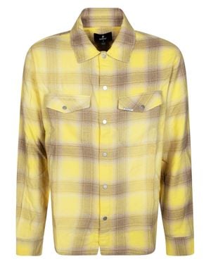 Represent Vintage Flannel Pocket Shirt - Yellow