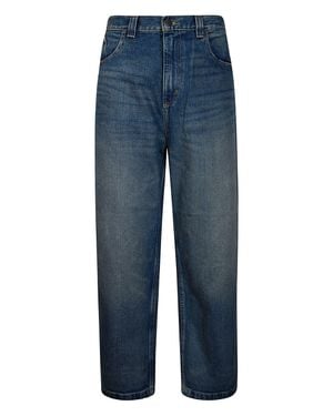 Carhartt Brandon Logo-Patch Jeans - Blue
