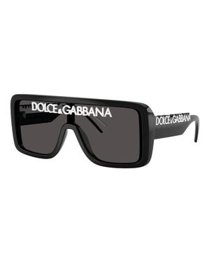 Dolce & Gabbana Dg6204 Shiny Sunglasses - Black